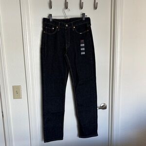 NWT Levi's 514 Straight Leg Stretch Jeans Men's 30x32 Dark Wash